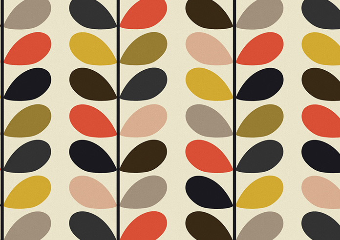 Orla Kiely Multi Stem, Tomato - Twist&Fit Roman Blind - Image 8